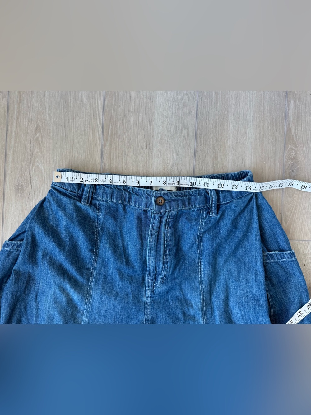 Free People We The Free Lily Fields Cinch Jeans Sz Small Wide Leg Balloon Denim - Picture 13 of 15